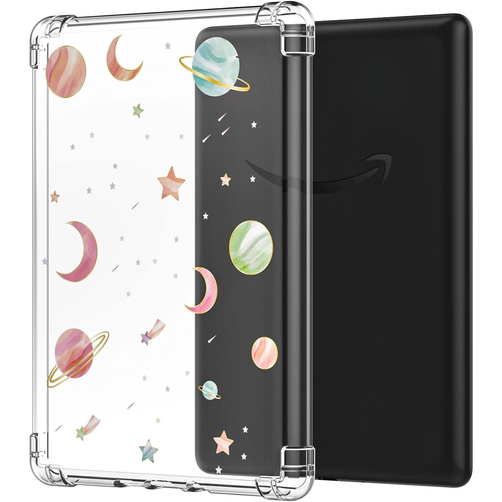  MoKo Case Fits All-New Kindle Fire HD 10 & 10 Plus Tablet (11th  Generation, 2021 Release) 10.1, Ultra Clear Soft Flexible Transparent TPU  Skin Bumper Back Cover Shell, Clear : Electronics