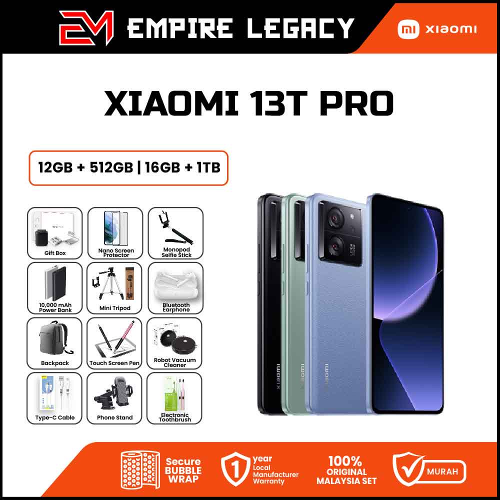XIAOMI 13T PRO [12GB RAM 512GB ROM] [16GB RAM 1TB ROM] - Original XIAOMI  Malaysia