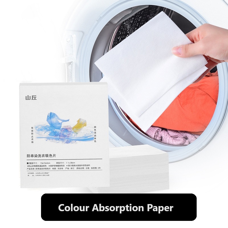 50pcs Anti-dyeing Laundry Color Absorption Sheets