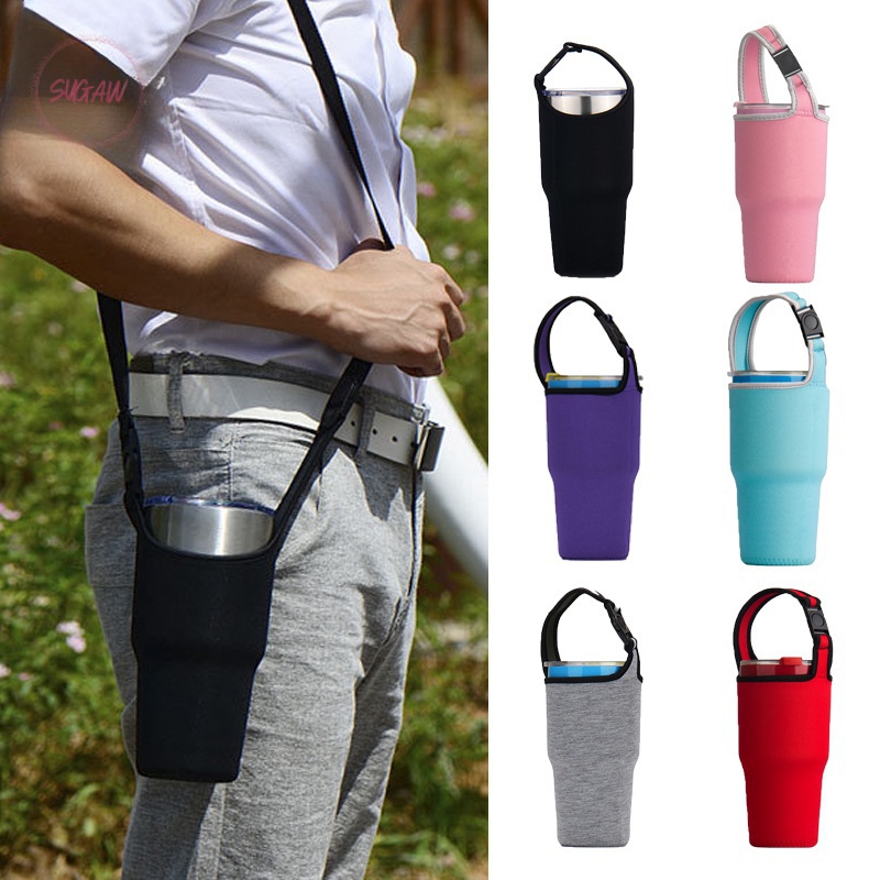 Water Bottle Bag Tumbler Case Holder Bag Thermos Cup Sleeve Car