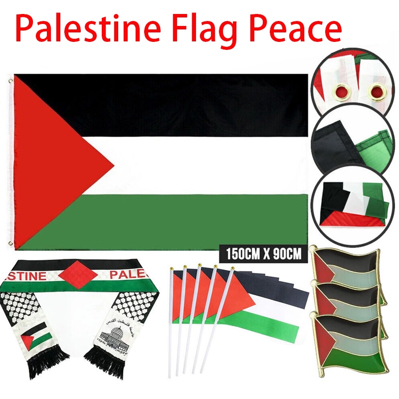READY STOCK Larger 150*90cm Flag Palestine