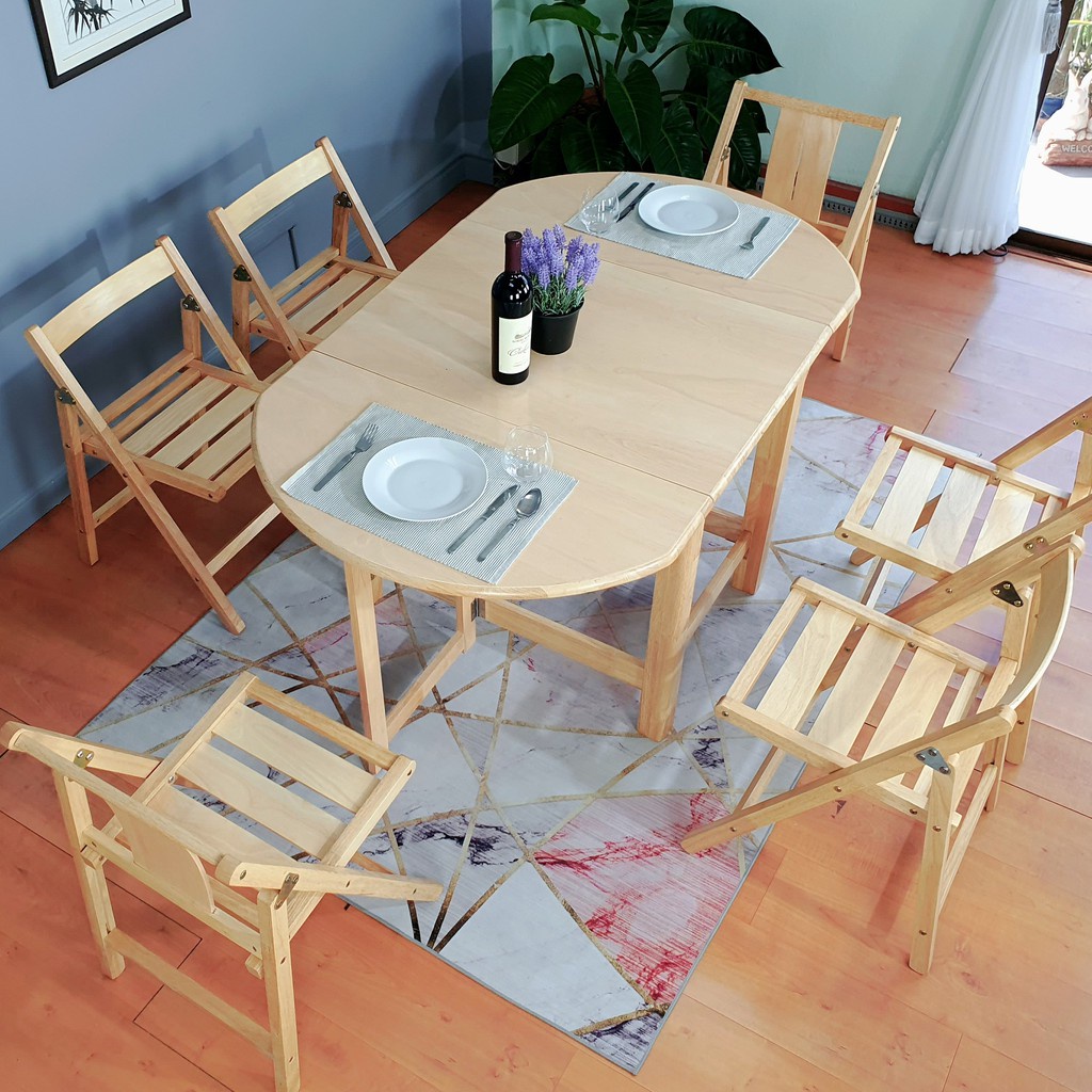 Butterfly folding table and best sale chairs ikea