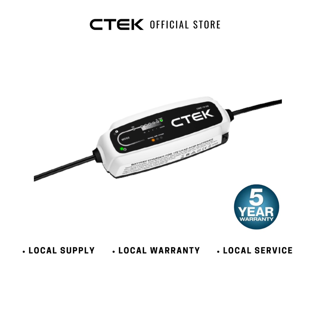 CTEK CT5 TIME TO GO Smart Battery Charger Maintainer 12V Car 4WD
