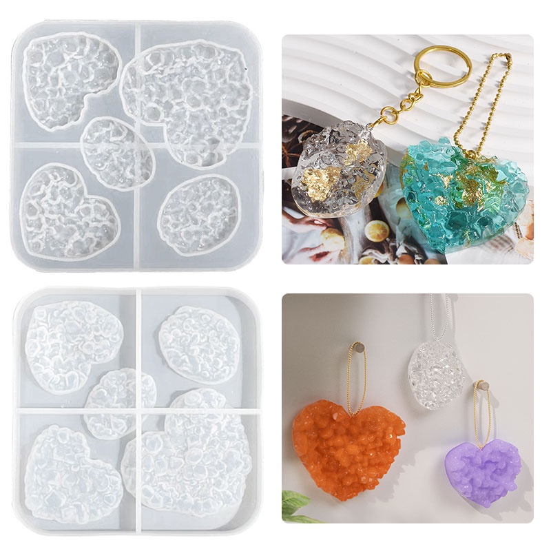 Cool Jewelry Pendant Craft Supplies Earring Resin Molds Jewelry Casting  Mold Silicone Pendant Mould UV Resin Molds DIY Craft - Silicone Molds  Wholesale & Retail - Fondant, Soap, Candy, DIY Cake Molds