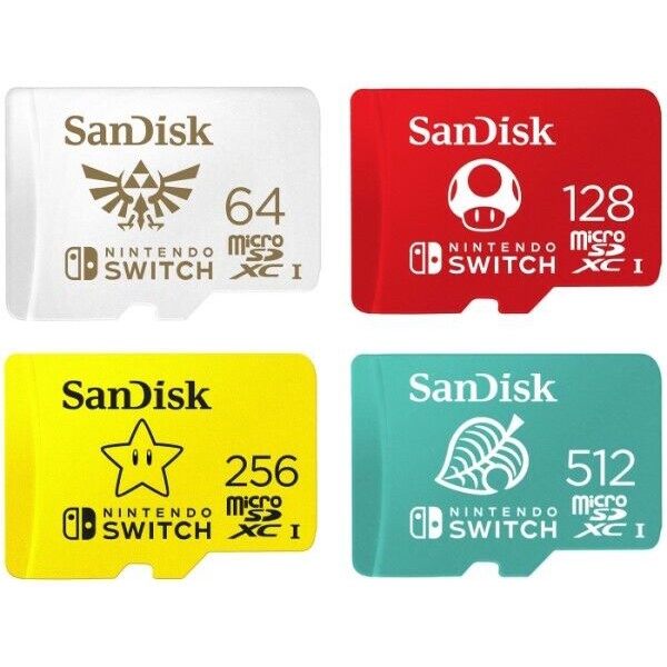 Nintendo switch micro sd 2024 card 128gb