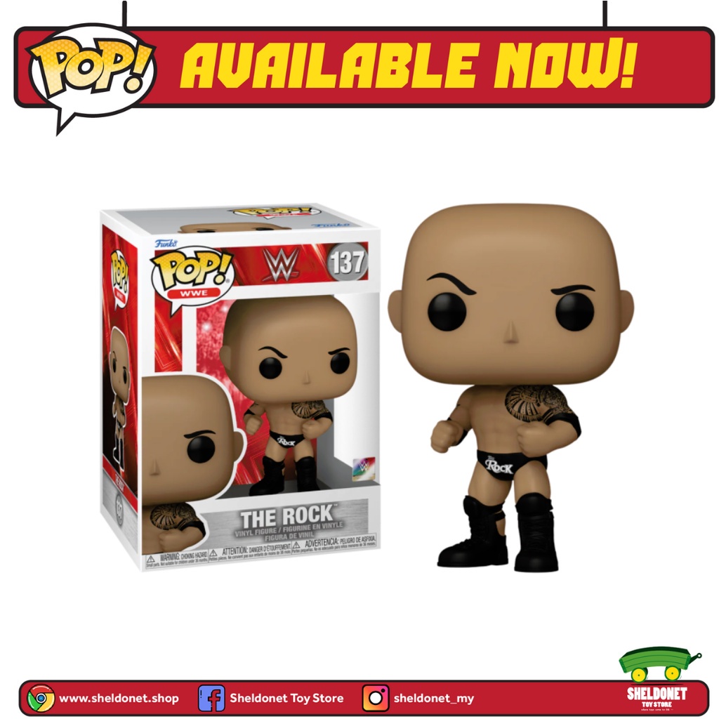 Funko pop wwe the hot sale rock