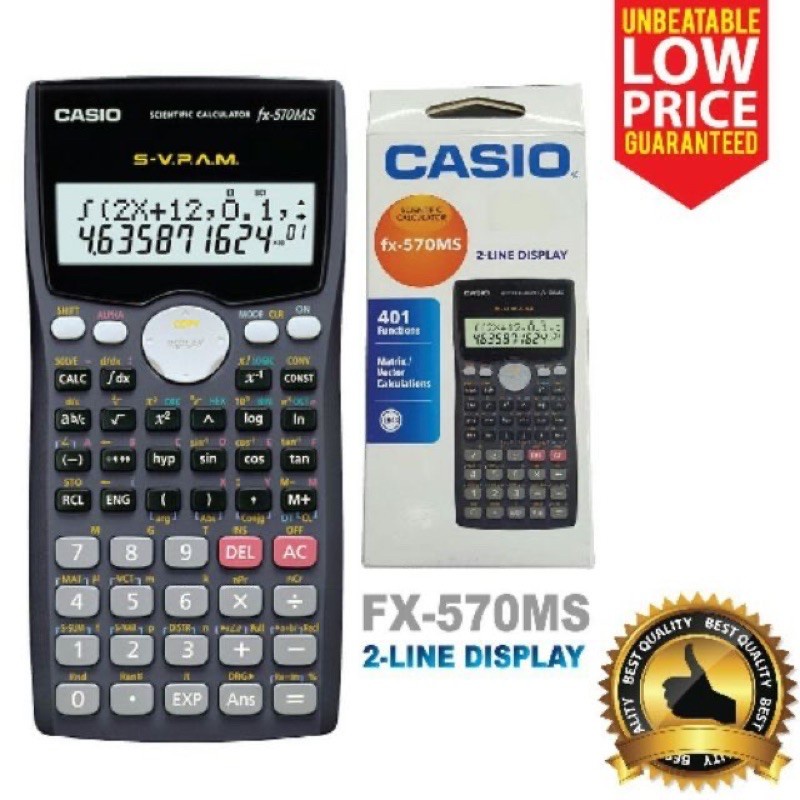 Shopee discount scientific calculator