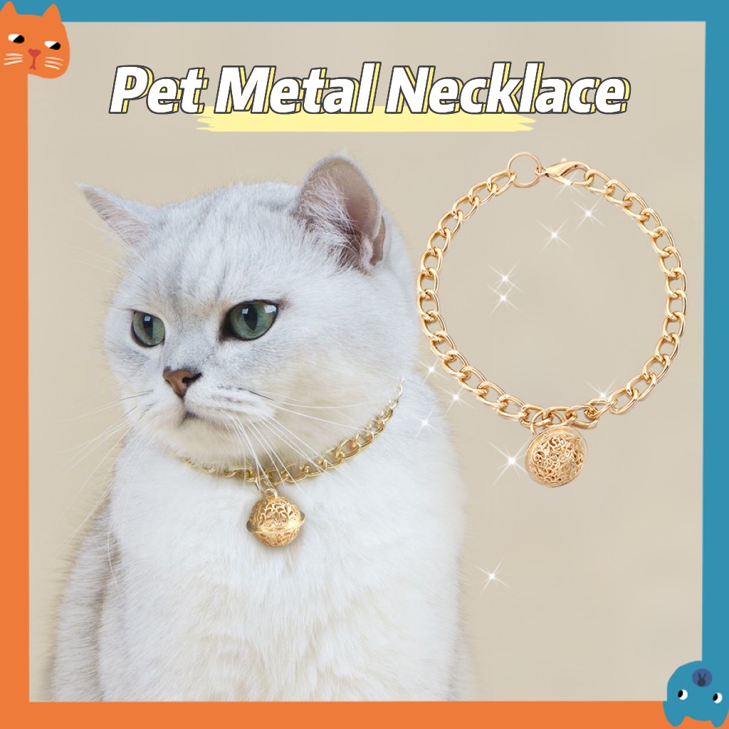 Cat gold hotsell chain collar