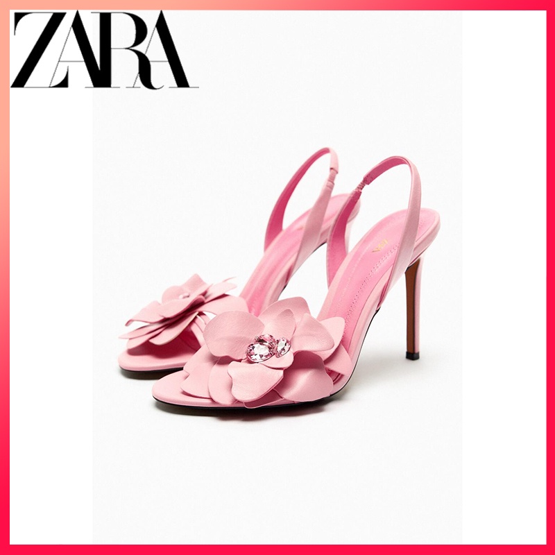 Zara best sale flower shoes