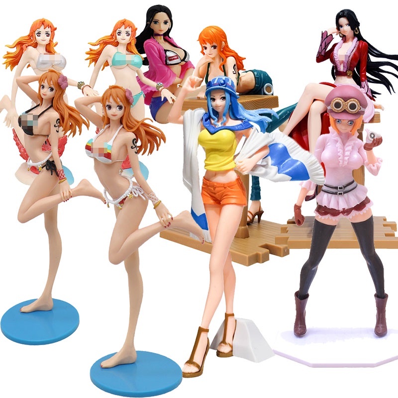 One Piece Nami Boa Hancock Nico Robin Nefertari D Vivi Koala PVC