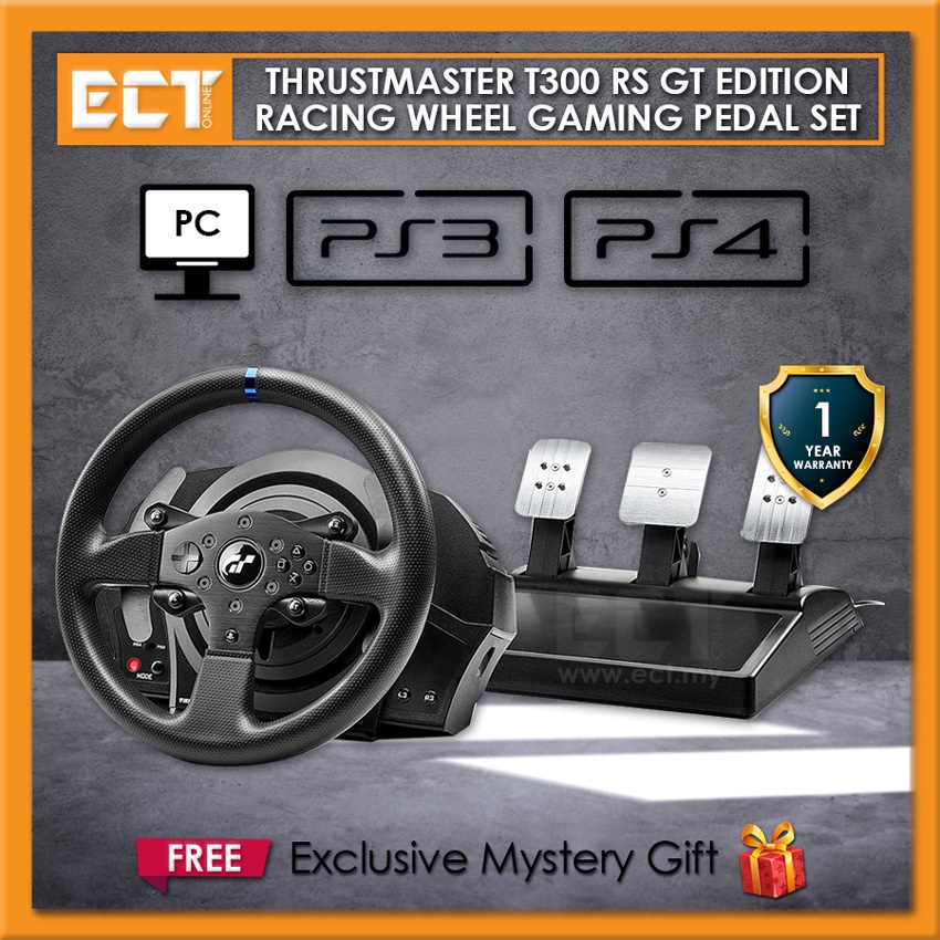 Thrustmaster T300 RS GT Edition Racing Wheel Gaming Pedal Set