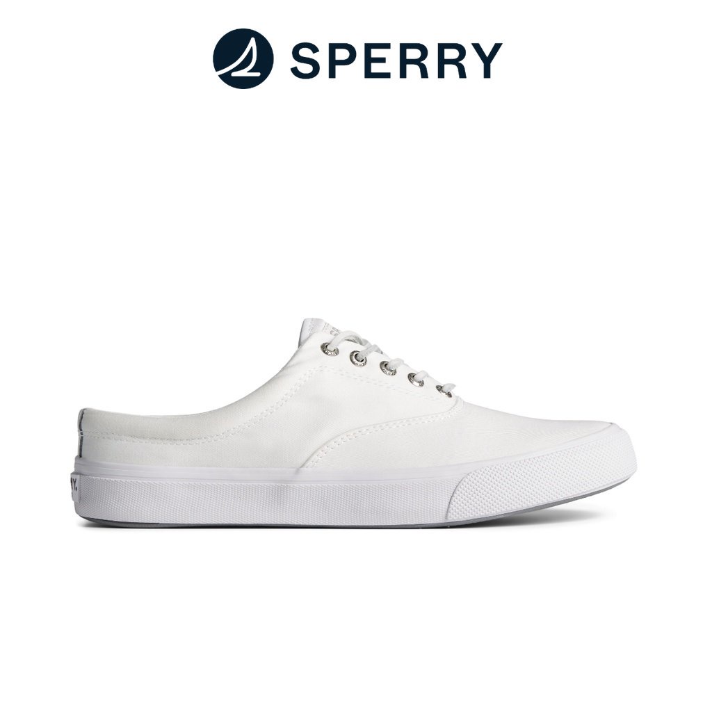 Sperry slip on on sale white