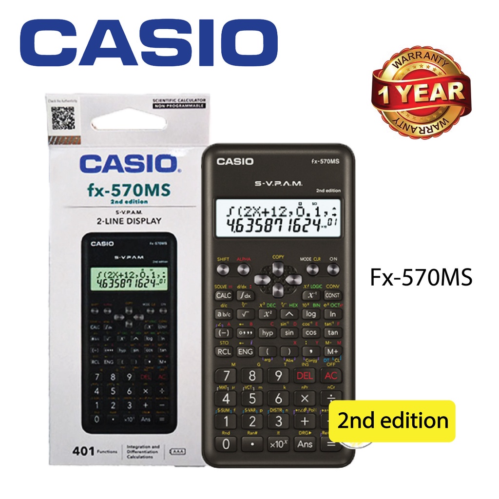 Scientific calculator outlet 570