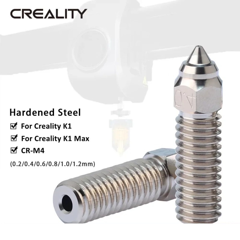 Creality K1 Max M6 Hardened Steel Nozzle - 2pcs