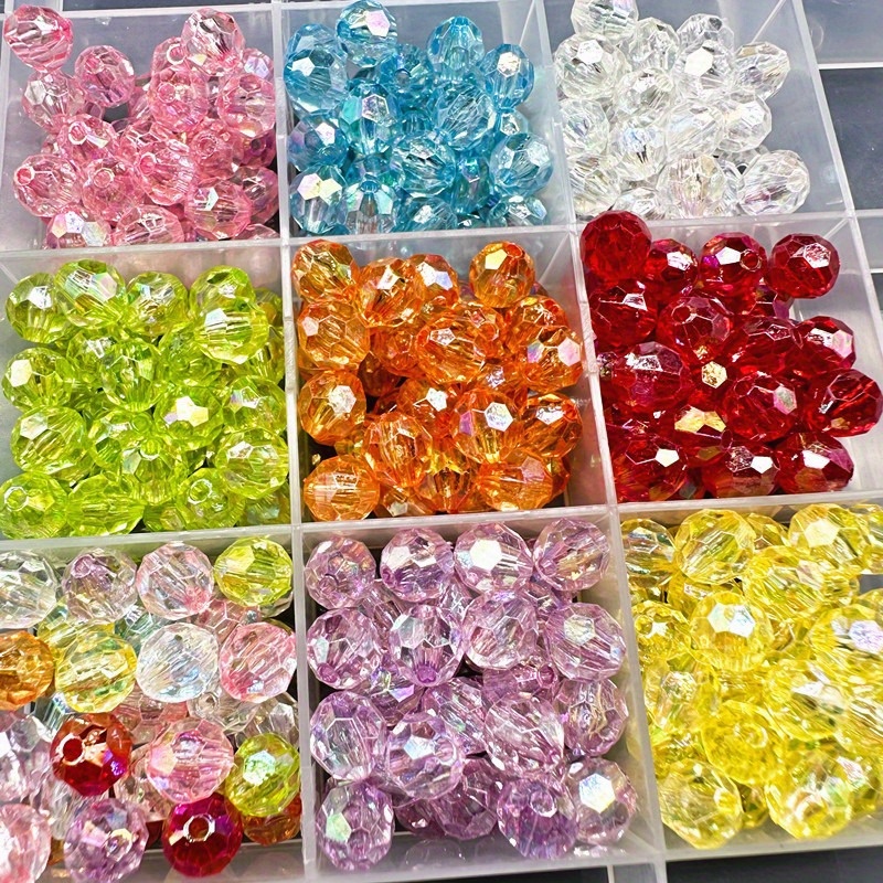 10Pcs 10*16mm Acrylic Transparent Love Bow Beads Loose Beads DIY Handmade  Beading Material for Jewelry Making