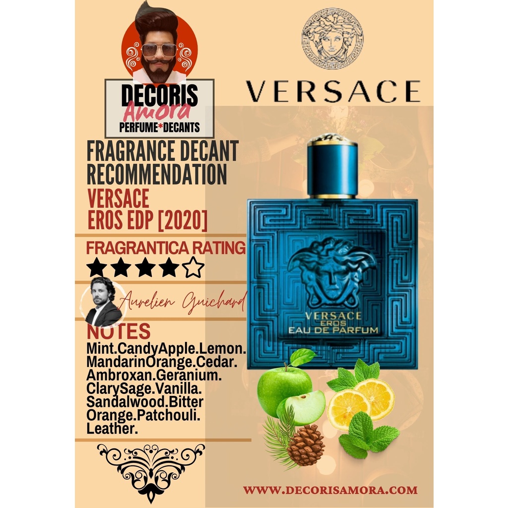 Versace eros top discount notes