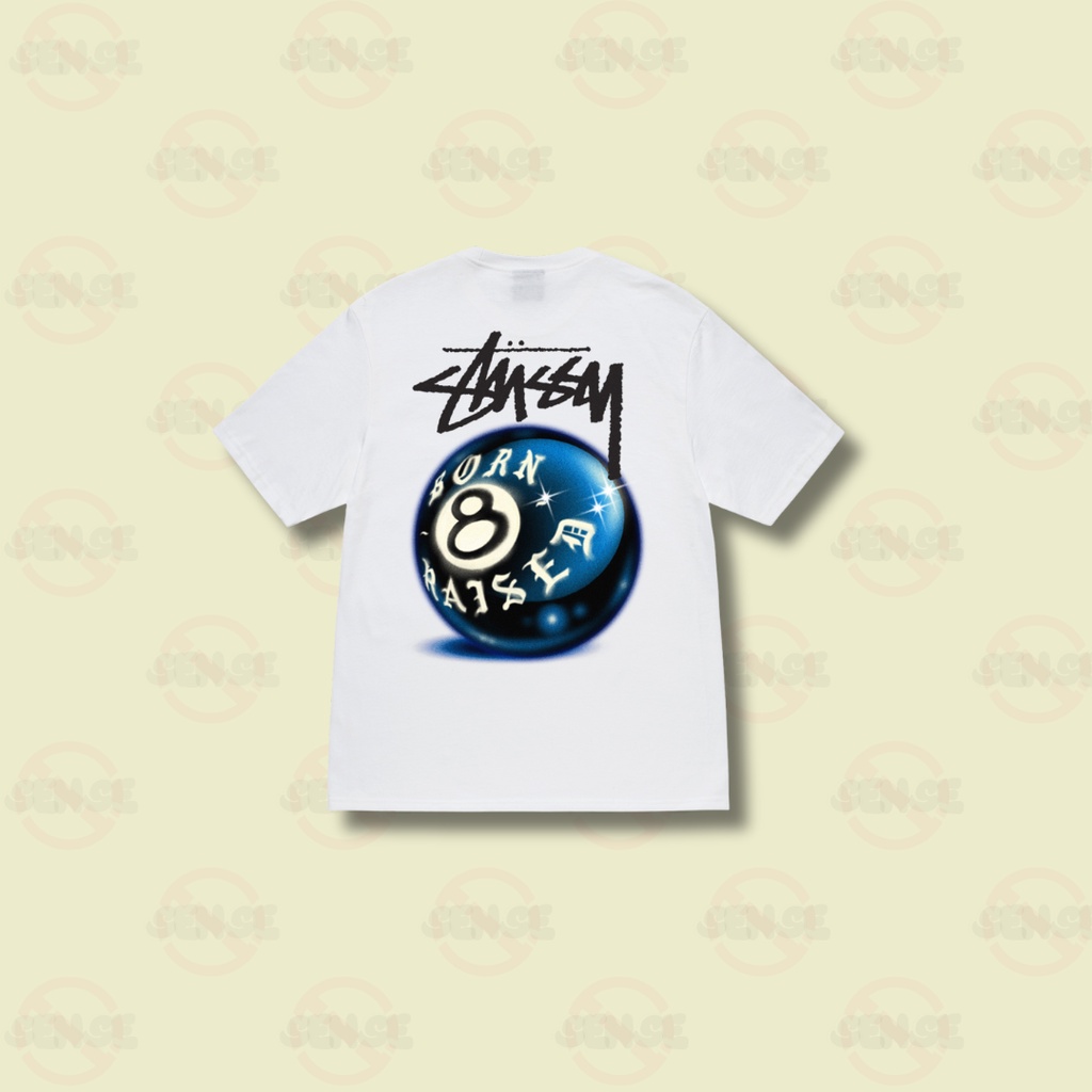 STUSSY X BORN & RAISED 8 BALL TEE | Shopee Malaysia