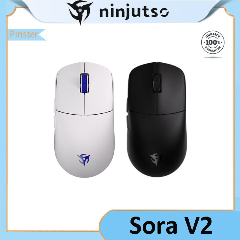 【Available in stock】NINJUTSO Sora V2 Wireless Dual Mode Lightweight Ultra  Long Range Gaming Mouse