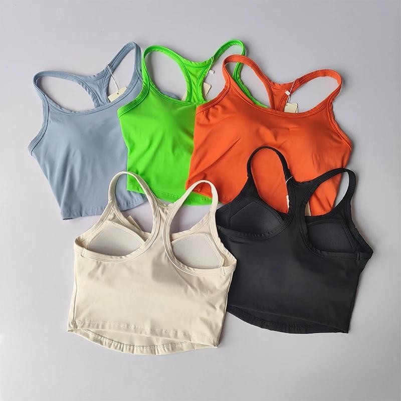 Summer Yoga Fitness Bra Sports Gym Vest Ladies For Running Underwear Cross  Straps Breathable High Elasticity Shockproof Gather - Yoga Bras - AliExpress