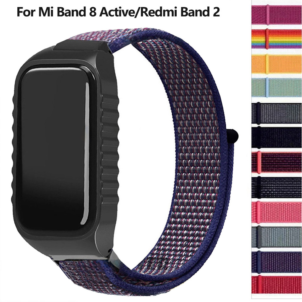 For Xiaomi Smart Band 8 Active Strap Nylon Loop Wristband Bracelet For Mi Band 8 Active Smart Watch Band Correa Belt Accessories Shopee Malaysia