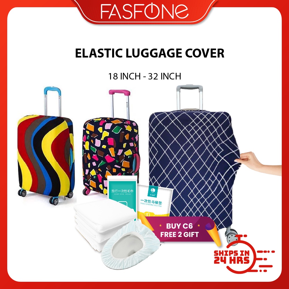 Elastic 18"-32" Luggage Suitcase Cover Trip Anti-dirty
