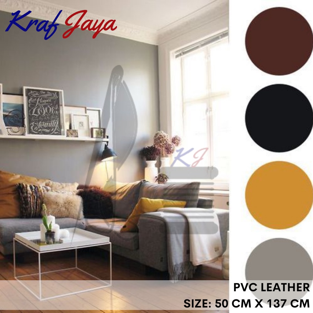 Ready Stock PVC Leather Fabric For Sewing DIY Artificial Leather Bag  Clothing Sofa Car Material