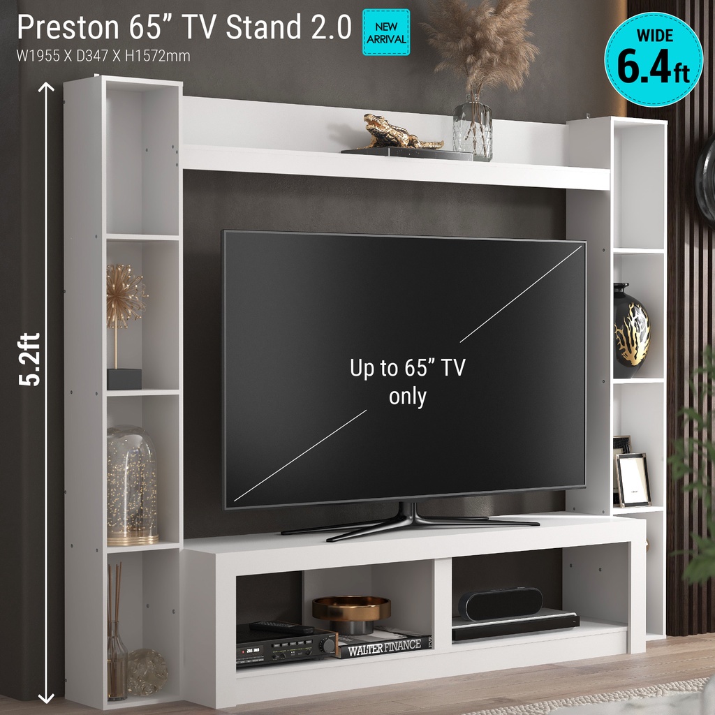 65 inch long store tv stand