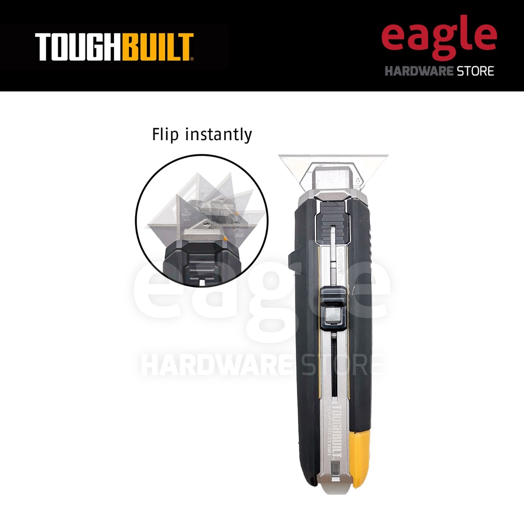 ToughBuilt TB-H4S5-01 Scraper Utility Knife + 5 Blades - Transforming Utility  Knife