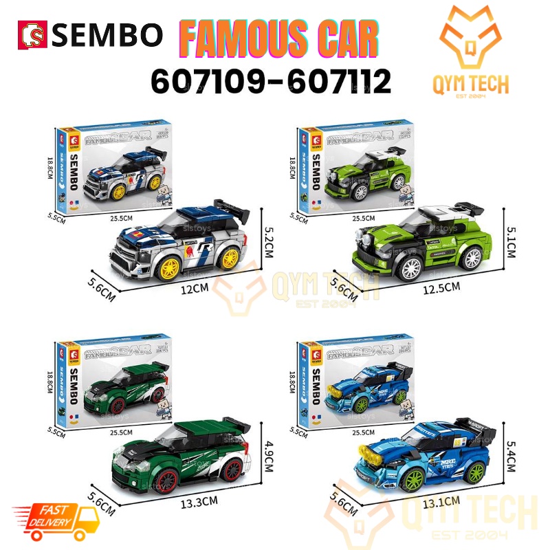 Lego sembo discount block famous car