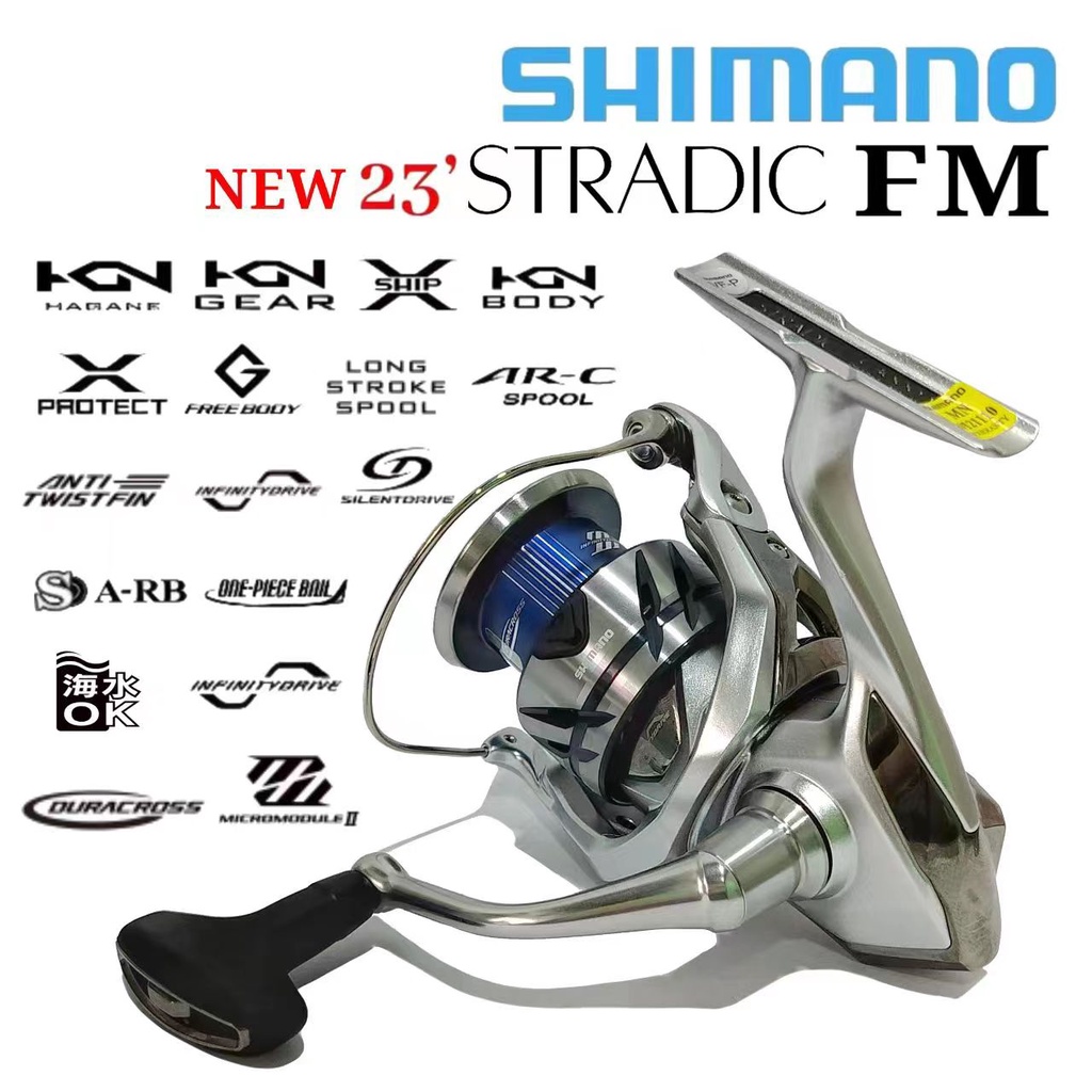 SHIMANO 2023' STRADIC FM & 2019' STRADIC FL SPINNING REEL