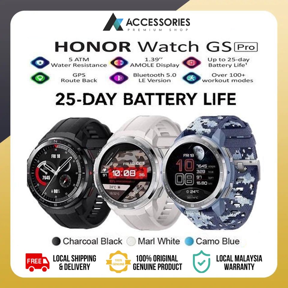 Honor watch gs pro best sale google pay