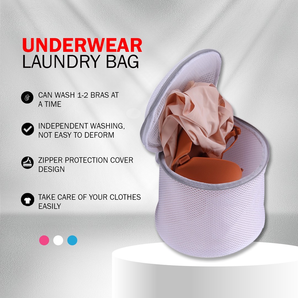 Bra Washing Mesh Bag Laundry Cleaning Underwear Protective Zipper