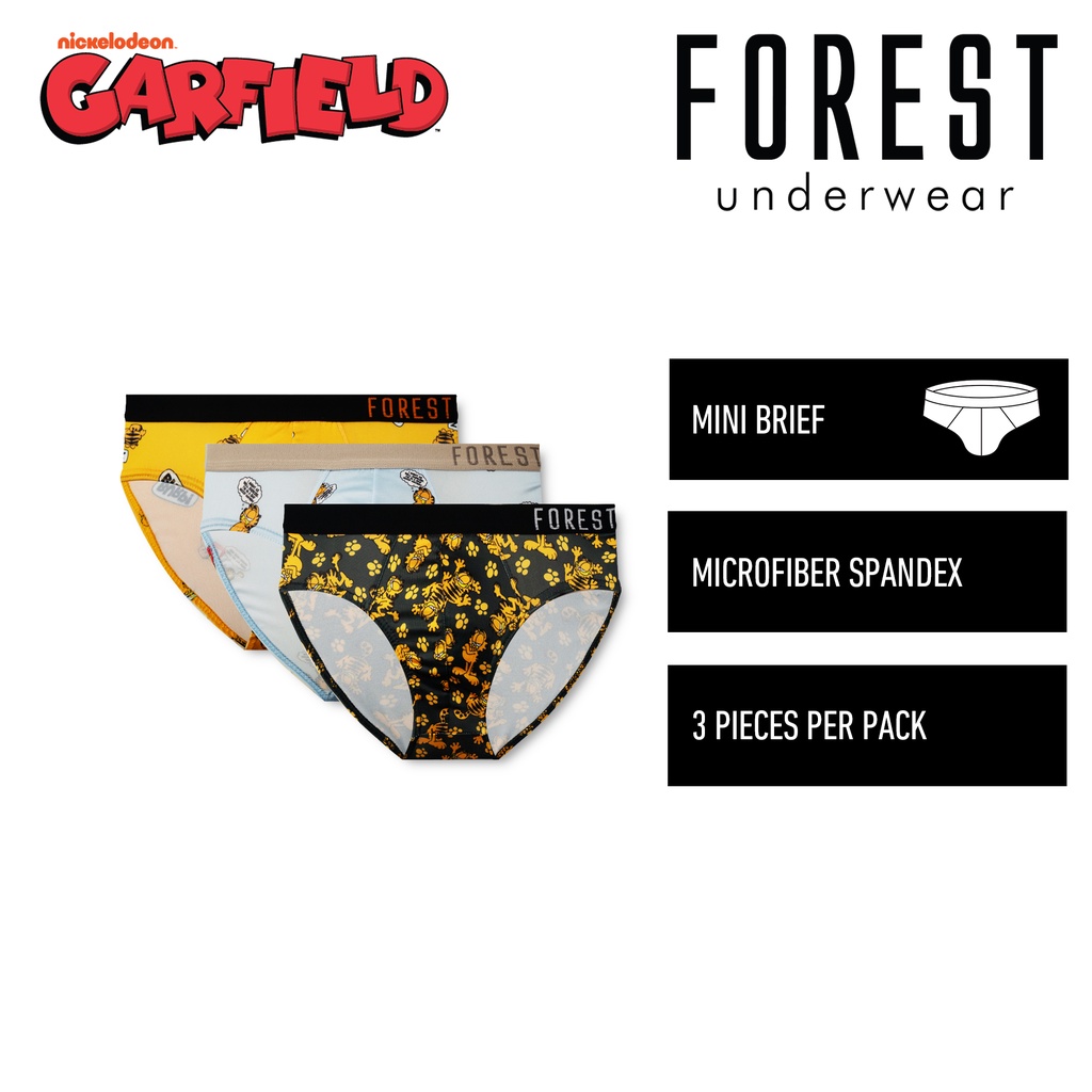 3 Pcs ) Forest x Disney Ladies Cotton Spandex Midi Panties