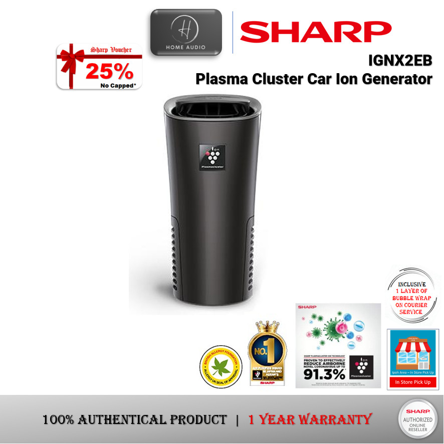 Sharp Car Purifier Car Ion Generator Plasmacluster 3.6m Coverage