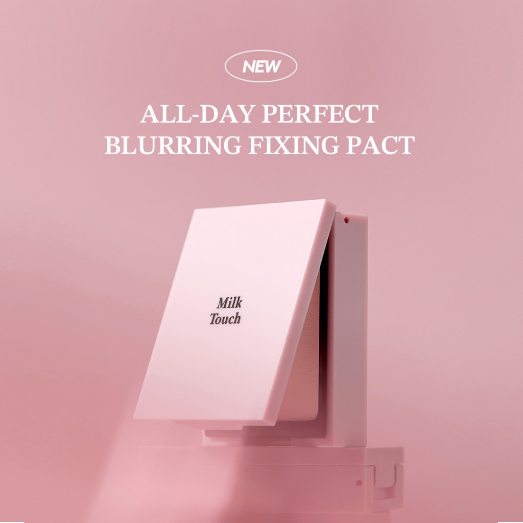 MILK TOUCH All-Day Perfect Blurring Fixing Pact 10g available now at Beauty  Box Korea