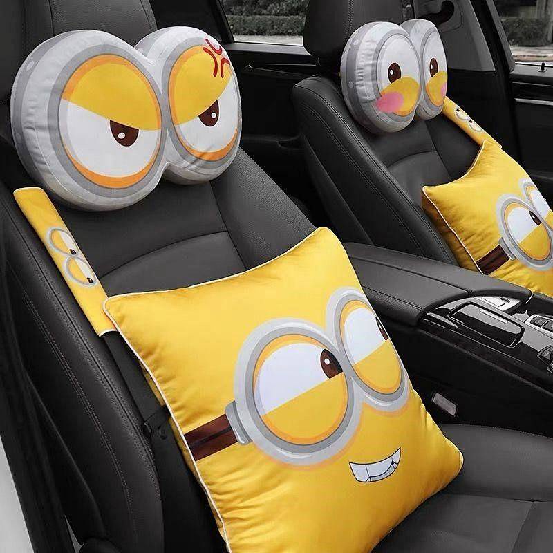 Cartoon Cute Car Cushion Universal Safety Belt Shoulder Pad Pair