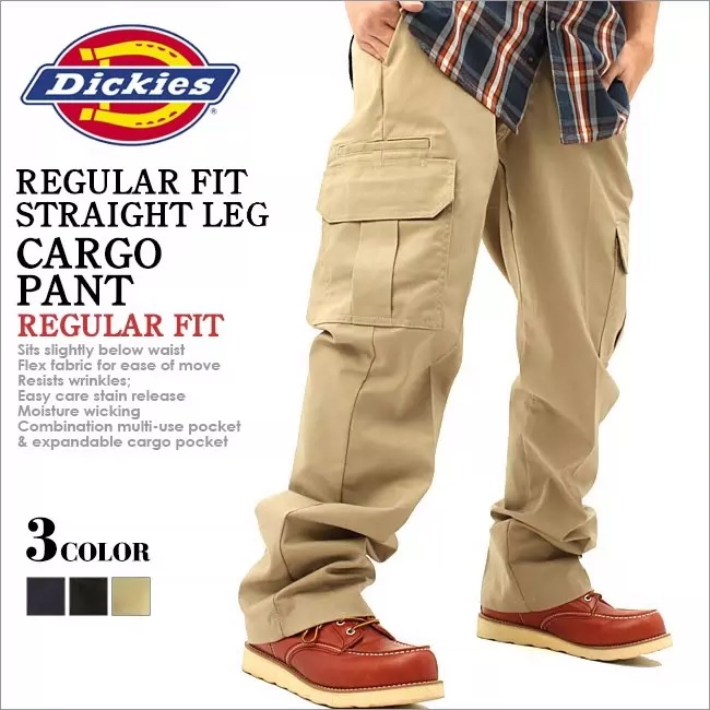 Dickies Mens Flex WP595 Regular Fit Straight Leg Work Uniform