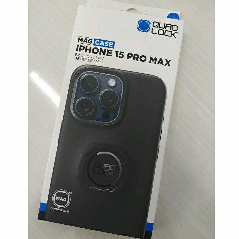 Fat Tiger Bike Quad Lock iPhone 15 Pro Max (MAG) Case/Poncho