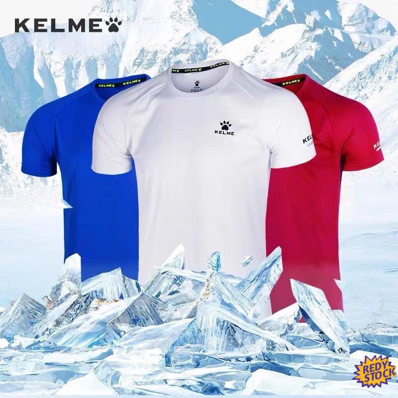 KELME Men's T-shirt Running Sports Shirt Short Sleeve Trainning